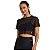 Cropped de Tule Preto CAJUBRASIL - Imagem 1