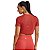 Cropped de Tule Marrom Páprica CAJUBRASIL - Imagem 3