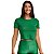 Cropped Ultra Costas Transpassadas Verde Foliage CAJUBRASIL - Imagem 1