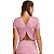 Cropped Blocksun Dry Costas Respiráveis Rosa Quartzo CAJUBRASIL - Imagem 2