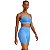 Conjunto Top Bermuda Corrida Pace Pro Azul Celeste CAJUBRASIL - Imagem 1