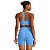 Conjunto Top Bermuda Corrida Pace Pro Azul Celeste CAJUBRASIL - Imagem 3