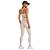 Conjunto Top Cropped Legging Canelado Empina BB Off White CAJUBRASIL - Imagem 2