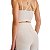 Conjunto Top Cropped Legging Canelado Empina BB Off White CAJUBRASIL - Imagem 7