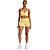Conjunto Top e Mini Short NY Logo Cós Amarelo Pólen CAJUBRASIL - Imagem 3