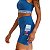 Conjunto NP Top Nadador Bermuda Bolso Duplo Azul CAJUBRASIL - Imagem 3