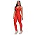 Macacão Jacquard Stronger com Empina Bumbum Vermelho M&C - Imagem 1