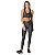 Calça legging Atlanta com Zíper e Brilho Essencial Cinza M&C - Imagem 3