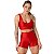 Conjunto Top Short Cós Alto Oregon Vermelho M&C - Imagem 1
