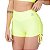 Conjunto Top Short com Cordinha Lateral Amarelo Neon M&C - Imagem 5