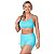 Conjunto Top Short com Cordinha Lateral Azul M&C - Imagem 1
