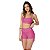 Conjunto Top Short com Cordinha Lateral Rosa M&C - Imagem 1