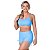 Short Com Cordinha Lateral Girly Azul Frozen M&C - Imagem 3