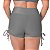 Short Com Cordinha Lateral Girly Cinza M&C - Imagem 2
