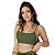 Top Fitness Training Alças Finas Verde Musgo M&C - Imagem 1