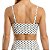 Conjunto Top Short Cordinha Lateral Poá Branco Preto M&C - Imagem 4