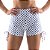 Short Com Cordinha Lateral Poá Girly Branco e Azul M&C - Imagem 1