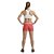 Short Light Rise Poá Vermelho e Branco M&C - Imagem 4