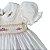 Vestido Infantil Branco Casinha de Abelha - Charlotte - Imagem 3