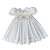 Vestido Infantil Branco Casinha de Abelha - Charlotte - Imagem 1