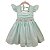 Vestido Infantil Casinha de Abelha Bella Flor - Verde - Imagem 1