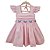 Vestido Infantil Casinha de Abelha Bella Flor - Rosa - Imagem 1