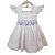 Vestido Infantil Branco Casinha de Abelha - Bella Flor - Imagem 1