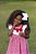 Vestido Infantil Maria - Vichy Vermelho - Imagem 2