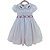 Vestido Infantil Branco Bordado Rosa Casinha de Abelha - Rafaela - Imagem 1