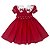 Vestido Infantil de Luxo Vermelho Casinha de Abelha - Eleonor - Imagem 1