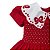 Vestido Infantil de Festa Vermelho Casinha Abelha - Perola - Imagem 3