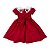 Vestido Infantil de Festa Vermelho Casinha Abelha - Perola - Imagem 2