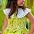 Vestido Infantil Floral Petúnia - Amarelo - Imagem 1