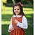 Vestido Infantil  Casinha de Abelha Chocolate - Marrom - Imagem 2