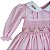 Vestido Infantil Casinha de Abelha Rafaela manga longa - Rosa - Imagem 2