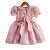 Vestido Infantil de Luxo Organza de Seda Pura Rosa - Isabella - Imagem 2