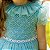 Vestido Infantil de Luxo Organza de Seda Pura Azul - Helena - Imagem 6