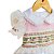 Vestido Infantil de Luxo Organza de Seda Pura Branca - Antonia - Imagem 2