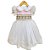 Vestido Infantil de Luxo Organza de Seda Pura Branca - Antonia - Imagem 1