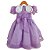 Vestido Infantil de Luxo Organza de Seda Pura Lavanda - Jardim Encantado - Imagem 3