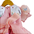 Vestido Infantil de Luxo Organza de Seda Pura Rosa - Jardim Encantado - Imagem 4