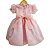 Vestido Infantil de Luxo Organza de Seda Pura Rosa - Circo - Imagem 2