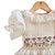 Vestido Infantil de Luxo Organza de Seda Pura Off - Isabella - Imagem 3