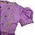 Vestido Infantil de Festa Princesa Rapunzel - Imagem 3