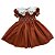 Vestido Infantil de Luxo Casinha de Abelha Eleonor - Chocolate - Imagem 1