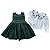 Vestido Infantil  Casinha de Abelha Verde - Dalila - Imagem 1