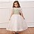 Vestido Infantil de Luxo Organza de Seda Pura Off White - Tereza - Imagem 1