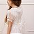 Vestido Infantil de Luxo Organza de Seda Pura Off White - Tereza - Imagem 4
