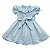 Vestido Infantil Casinha de Abelha Leonora - Azul Serenity - Imagem 2