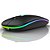 Mouse Sem Fio Recarregável Wireless Bluetooth Led Rgb 2.4ghz 1600 DPI 10 metros Computador Notebook Mac Windows - Imagem 5